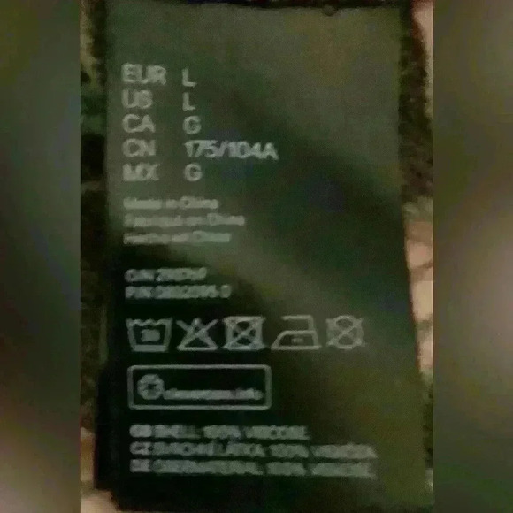 JOHNNA ORTIZ X H&M Crepe Frill Floral Maxi Dress, 3/4 sleeve, Size L - Picture 9 of 9